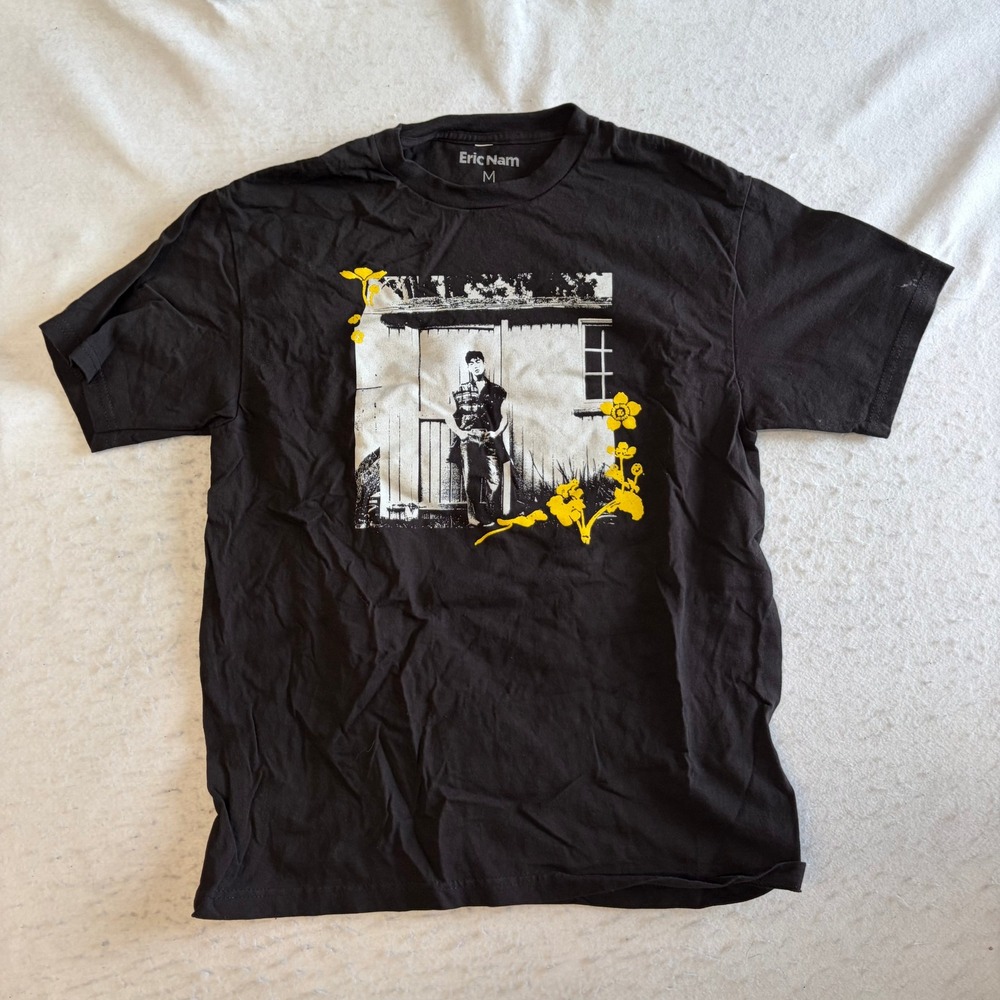 Eric Nam House On A Hill World Tour T-Shirt Mens Medium Black Graphic Tee